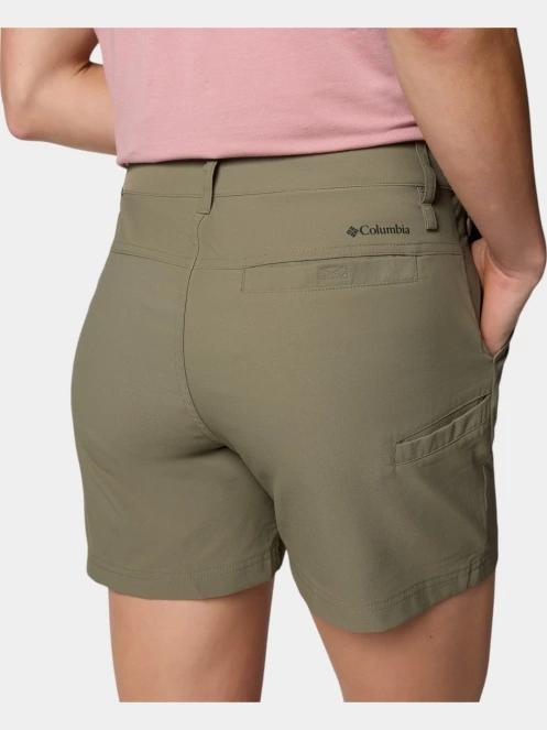 pantaloni scurti pentru drumetii pt. femei Columbia Leslie Falls Short II verde 7