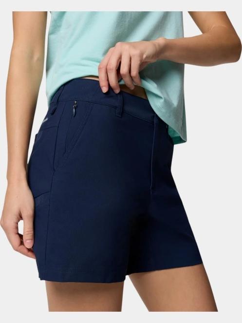 pantaloni scurti pentru drumetii pt. femei Columbia Leslie Falls Short II albastru 7