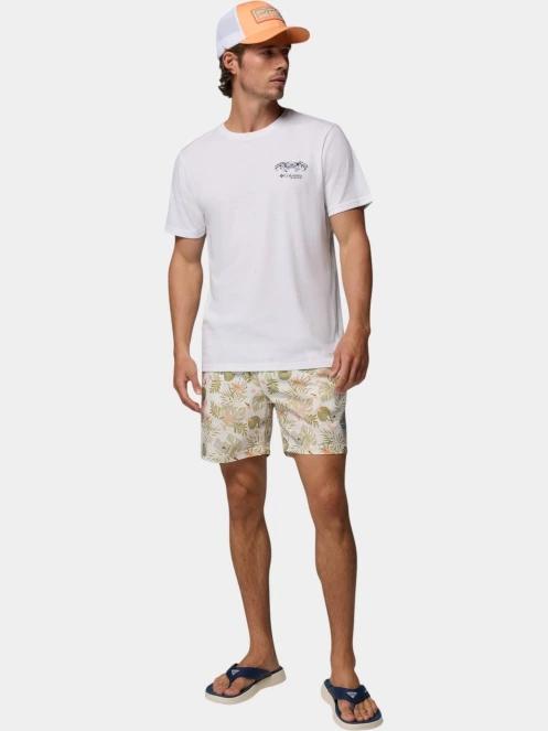 sorturi de baie pentru barbati pt. barbati Columbia PFG Rambler Printed Water Short verde 5