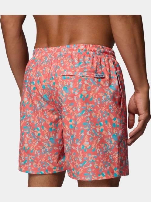 sorturi de baie pentru barbati pt. barbati Columbia PFG Rambler Printed Water Short roz 6