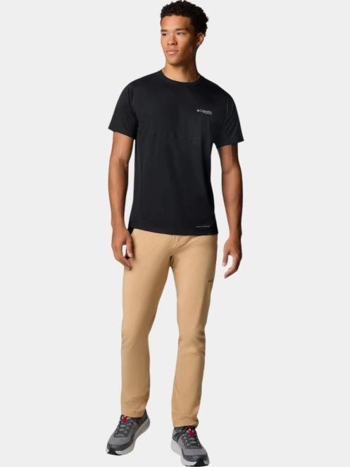 tricou pentru sport, cu maneci scurte pt. barbati Columbia Cirque River Pro Short Sleeve Crew negru 5