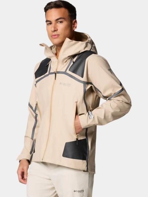haine de ploaie pt. barbati Columbia Whistler Peak Shell nisip 3