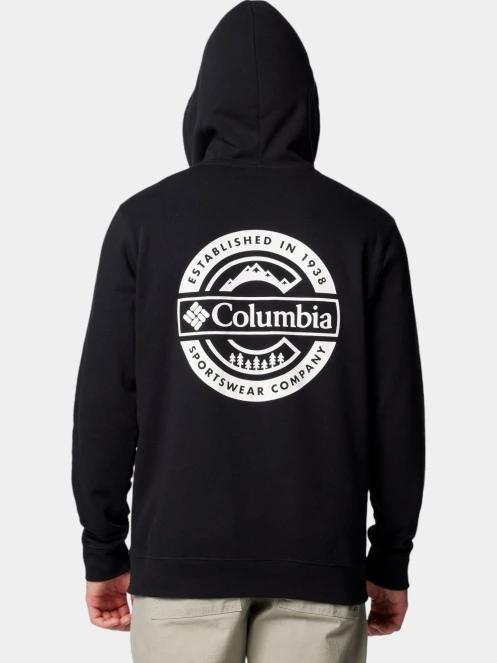 pulover cu gluga pt. barbati Columbia Beaumount Graphic Hoodie negru 4