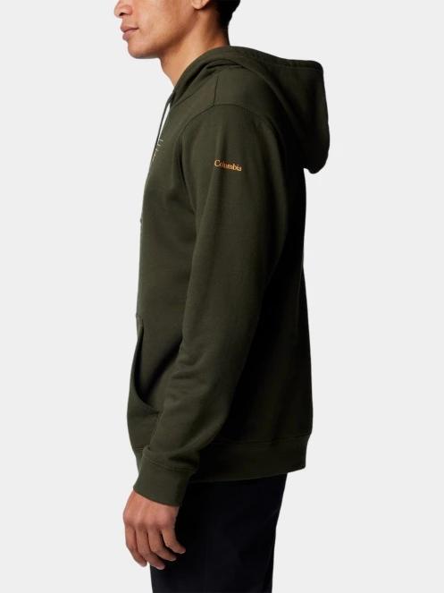 pulover cu gluga pt. barbati Columbia Beaumount Graphic Hoodie verde 3
