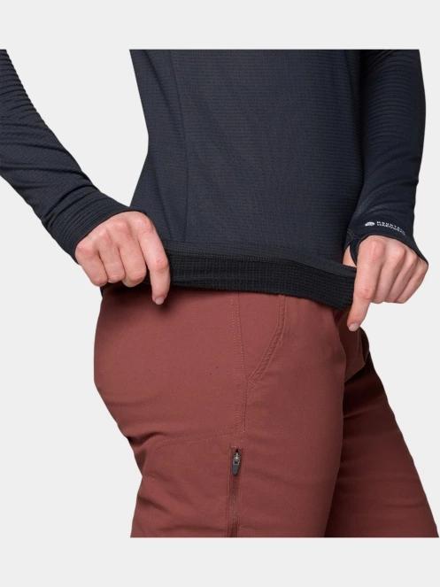pulover polar pt. femei Mountain Hardwear Crater Lake Heavyweight Long Sleeve Half Zip negru 5