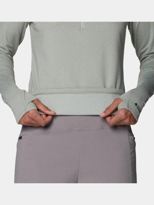 pulover polar pt. femei Mountain Hardwear Crater Lake™ Heavyweight Half Zip gri 6