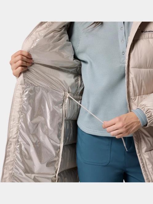 jacheta de iarna pt. femei Columbia Pike Lake  III Long Jacket nisip 9