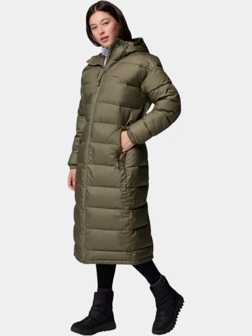 jacheta de iarna pt. femei Columbia Pike Lake  III Long Jacket verde 3