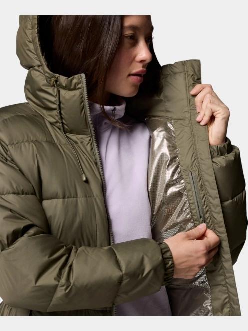 jacheta de iarna pt. femei Columbia Pike Lake  III Long Jacket verde 7