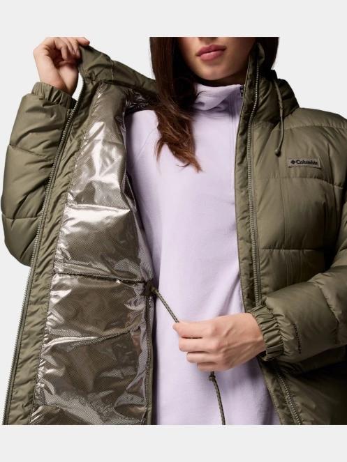 jacheta de iarna pt. femei Columbia Pike Lake  III Long Jacket verde 8