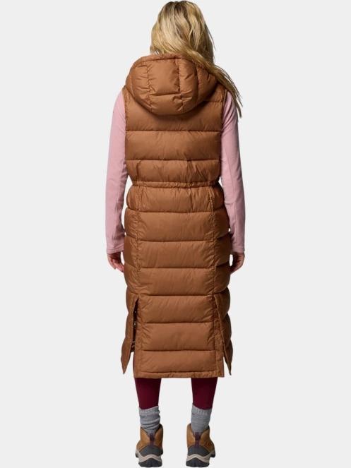 vesta pt. femei Columbia Pike Lake II Long Vest maro 4