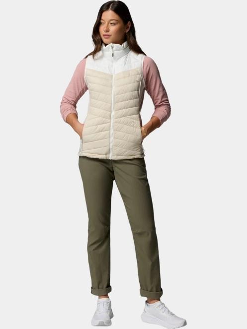 vesta pt. femei Columbia Powder Pass III Hybrid Vest nisip 5