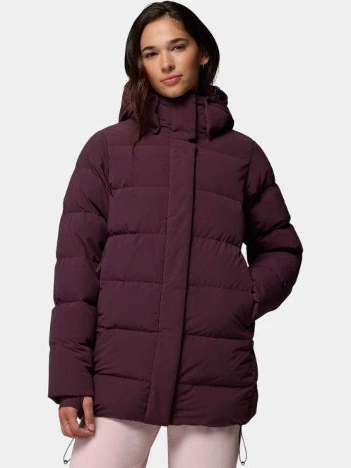 jacheta de puf pt. femei Columbia Amaze Puff Mid Hooded Jacket bordo 2