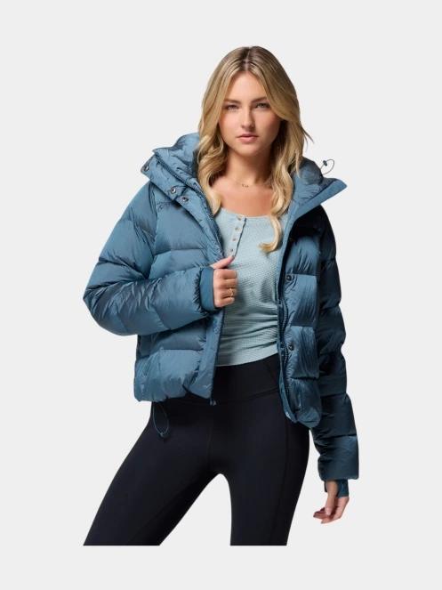 jacheta de iarna pt. femei Columbia Amaze Puff Hooded Jacket albastru 5