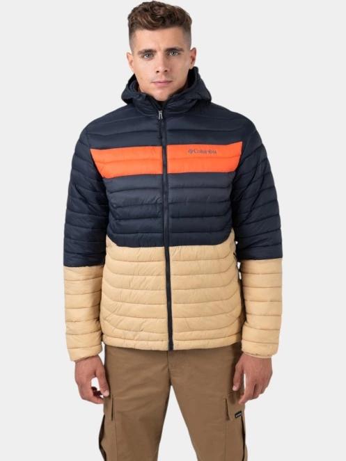 jacheta de primavara pt. barbati Columbia Powder Pass Hooded Jacket nisip 10