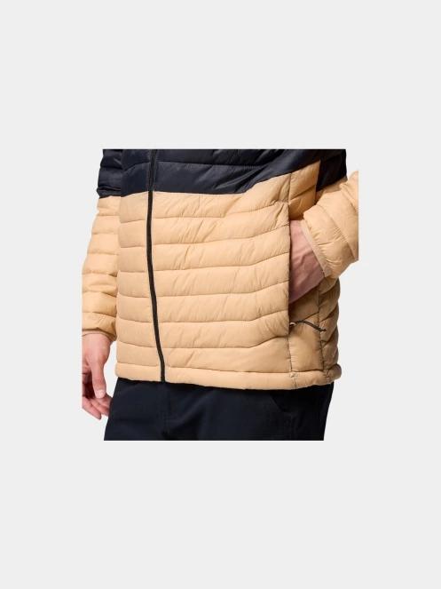 jacheta de primavara pt. barbati Columbia Powder Pass Hooded Jacket nisip 9