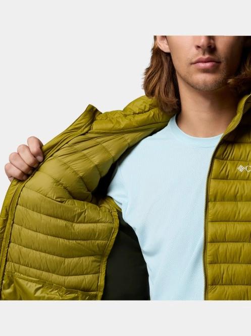 geaca matlasata de tranzitie pt. barbati Columbia Powder Pass Hybrid Jacket verde 7