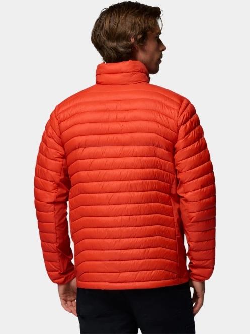 geaca matlasata de tranzitie pt. barbati Columbia Powder Pass Hybrid Jacket rosu 4
