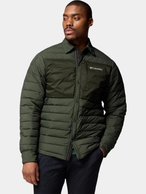 jacheta de iarna pt. barbati Columbia Landroamer Shirt Jacket Interchange verde inchis 6