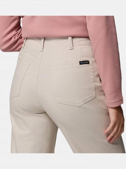 pantaloni lungi pt. femei Columbia ROC Wide Leg Pant nisip 7