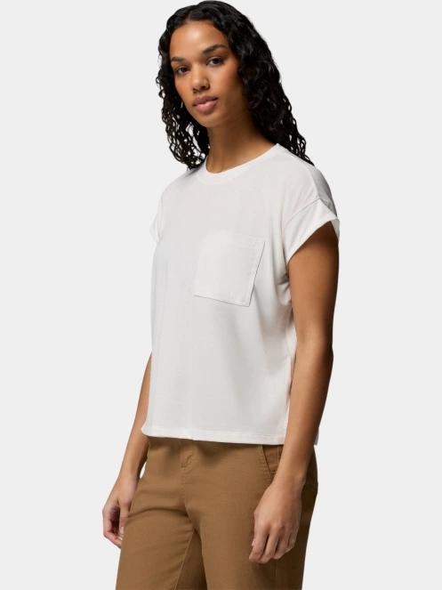 tricou cu maneci scurte pt. femei Columbia Daniela Falls Short Sleeve Shirt alb 3