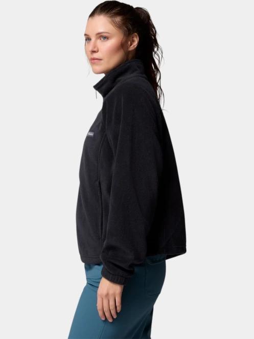 pulover polar pt. femei Columbia Benton Springs Relaxed Full Zip negru 3