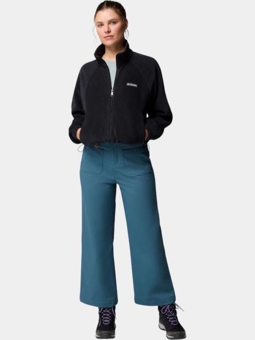 pulover polar pt. femei Columbia Benton Springs Relaxed Full Zip negru 6