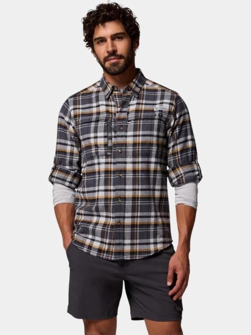 camasa de drumetie cu maneci lungi pt. barbati Columbia Wild Cast Flannel Shirt gri 6