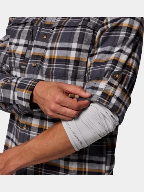 camasa de drumetie cu maneci lungi pt. barbati Columbia Wild Cast Flannel Shirt gri 7
