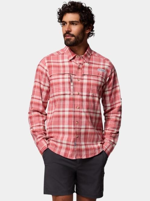 camasa de drumetie cu maneci lungi pt. barbati Columbia Wild Cast Flannel Shirt rosu 2