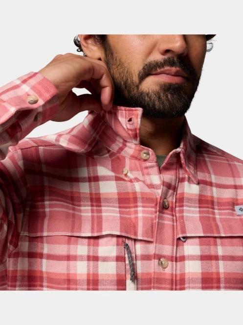 camasa de drumetie cu maneci lungi pt. barbati Columbia Wild Cast Flannel Shirt rosu 8