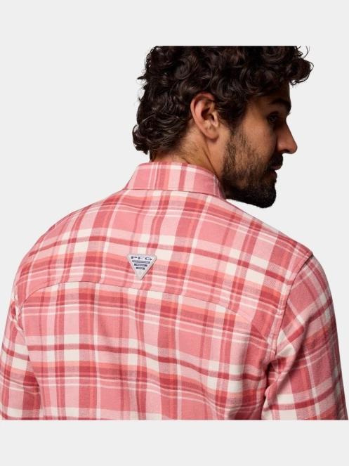 camasa de drumetie cu maneci lungi pt. barbati Columbia Wild Cast Flannel Shirt rosu 10