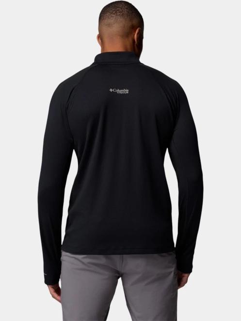tricou cu maneci lungi, pentru sport pt. barbati Columbia Driventure Half Zip negru 4