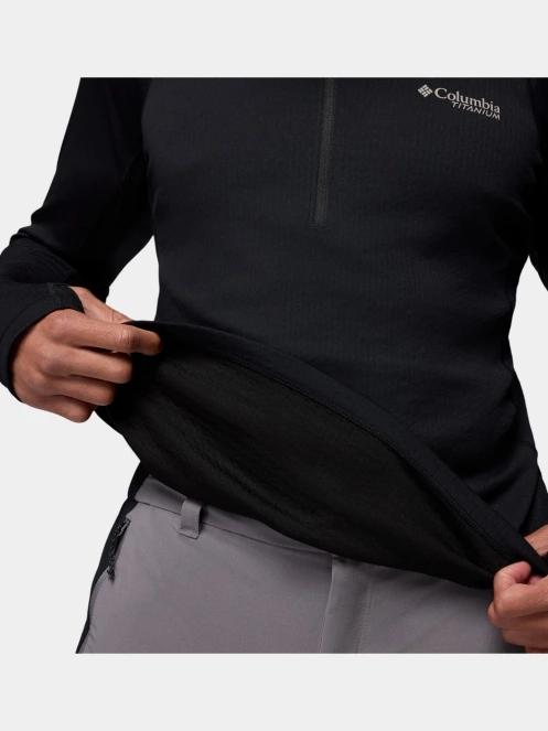 tricou cu maneci lungi, pentru sport pt. barbati Columbia Driventure Half Zip negru 8