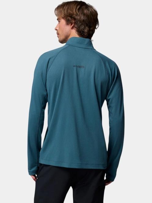 tricou cu maneci lungi, pentru sport pt. barbati Columbia Driventure Half Zip albastru 4