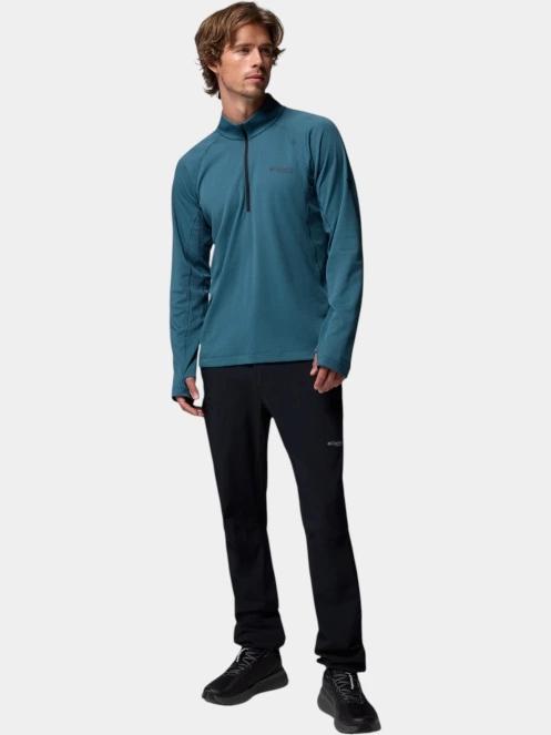 tricou cu maneci lungi, pentru sport pt. barbati Columbia Driventure Half Zip albastru 5