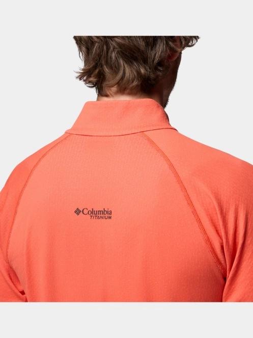 tricou cu maneci lungi, pentru sport pt. barbati Columbia Driventure Half Zip portocaliu 9