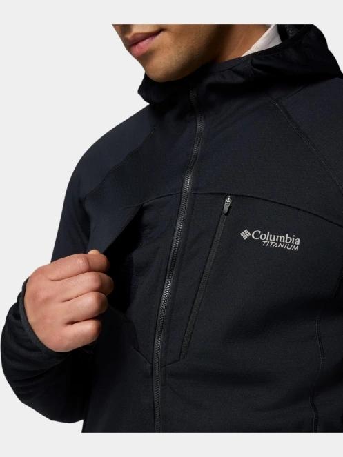 pulover polar pt. barbati Columbia Arctic Chest Bonded Full Zip  negru 8