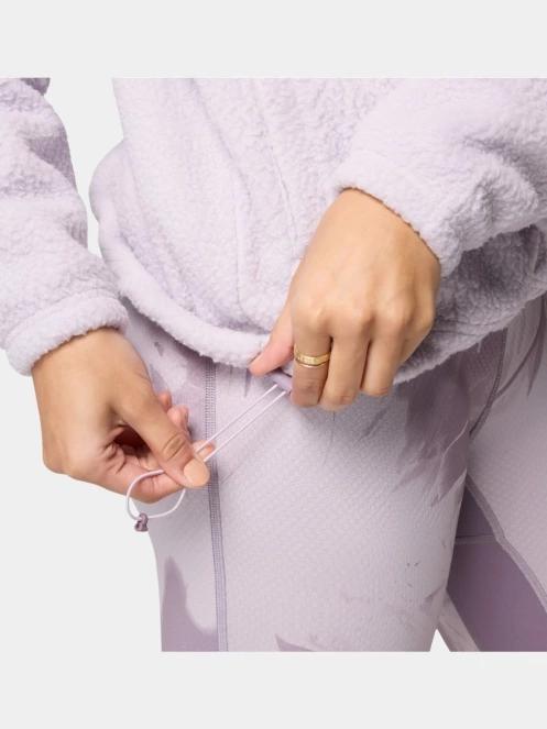 pulover polar pt. femei Columbia Jasper Ridge Pebbled Fleece Half Snap violet 7
