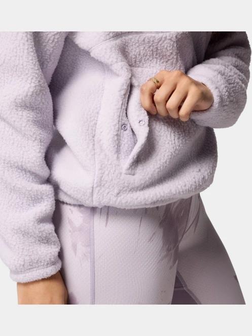 pulover polar pt. femei Columbia Jasper Ridge Pebbled Fleece Half Snap violet 8