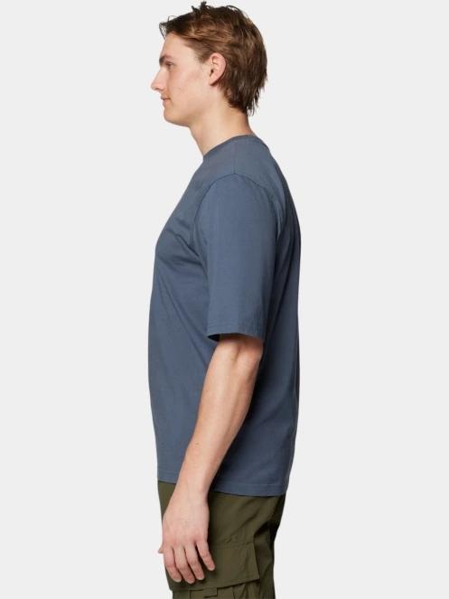 tricou cu maneci scurte pt. barbati Mountain Hardwear MHW Logo Short Sleeve albastru 3