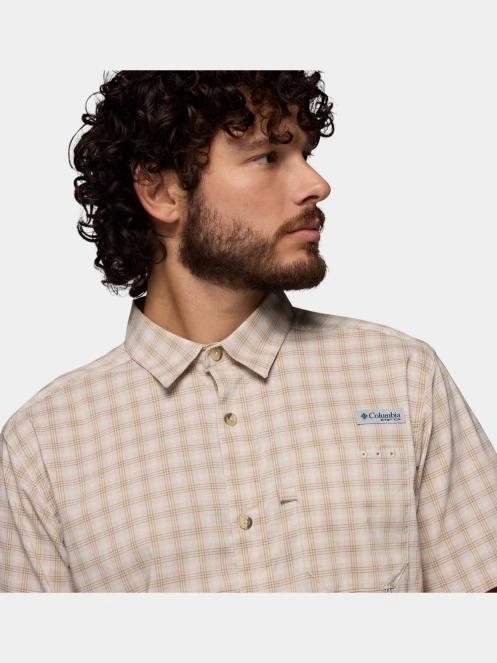 camasa cu maneci scurte pt. barbati Columbia Harbor Peak Short Sleeve Shirt nisip 7