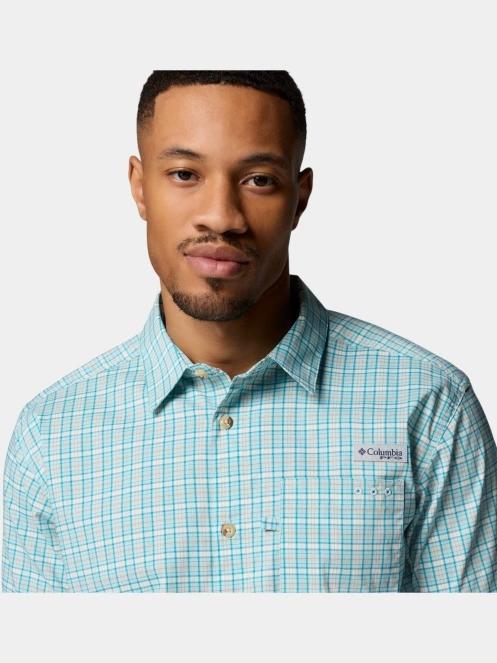 camasa cu maneci scurte pt. barbati Columbia Harbor Peak Short Sleeve Shirt albastru deschis 6