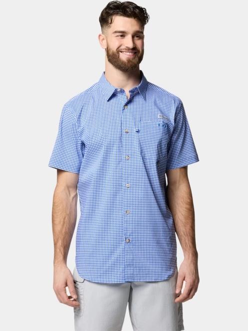 camasa cu maneci scurte pt. barbati Columbia Harbor Peak Short Sleeve Shirt albastru 2