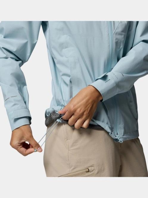 haine de ploaie pt. femei Columbia Trailborne 2.5L Shell albastru deschis 7