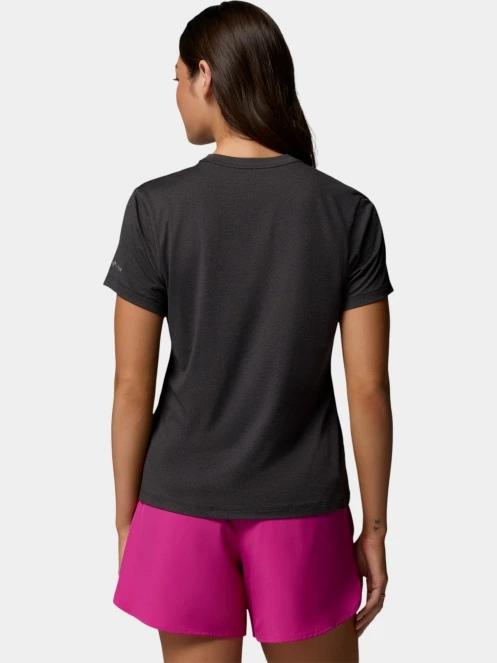 tricou cu maneci scurte pt. femei Columbia Parsons Point Short Sleeve Graphic Tee negru 4