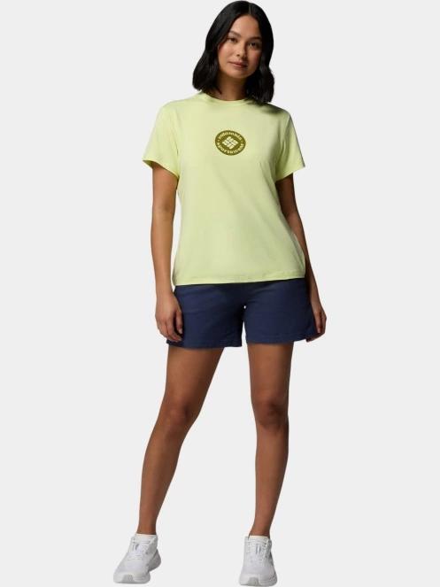 tricou cu maneci scurte pt. femei Columbia Parsons Point Short Sleeve Graphic Tee galben 5
