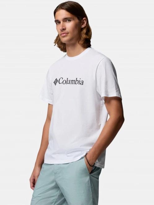 tricou cu maneci scurte pt. barbati Columbia Csc Basic Logo Tee alb 3