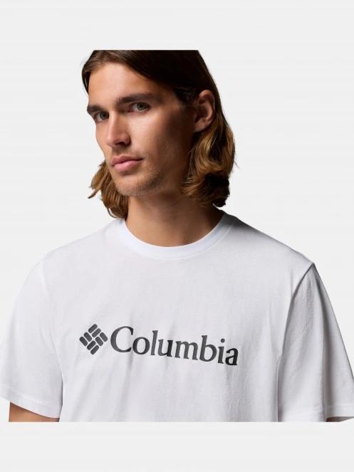 tricou cu maneci scurte pt. barbati Columbia Csc Basic Logo Tee alb 6