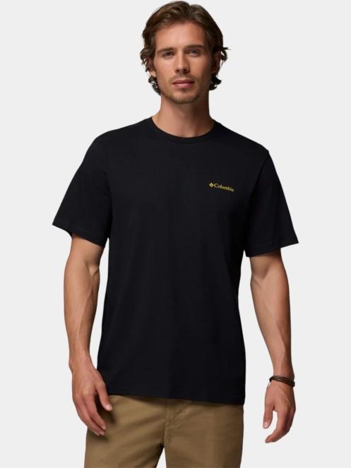tricou cu maneci scurte pt. barbati Columbia CSC Logo Back Tee negru 2